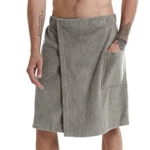 Men’s Wearable Bath Towel Wrap