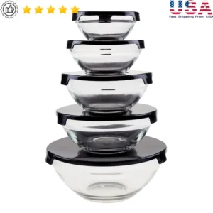 10-Piece Glass Storage Container Set