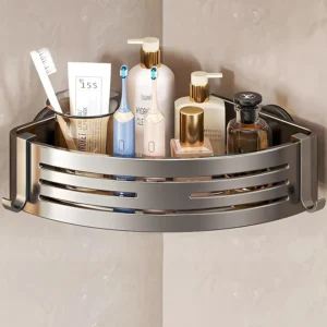 No-Drill Corner Shower Shelf