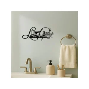 Rustic Laundry Metal Sign