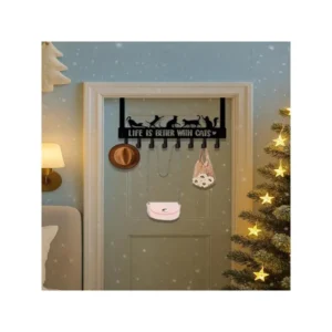Cat Over-the-Door Hook Organizer