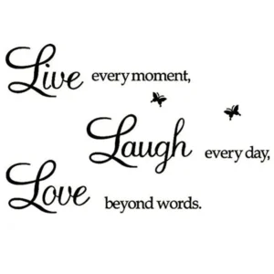 Live Laugh Love Wall Decal