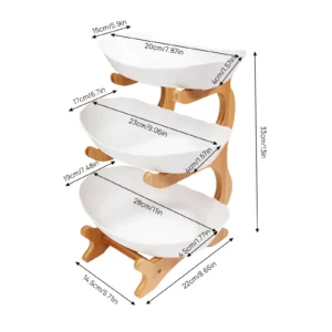 3-Tier Fruit Dessert Stand
