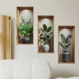Tropical 3D Jungle Wall Decals