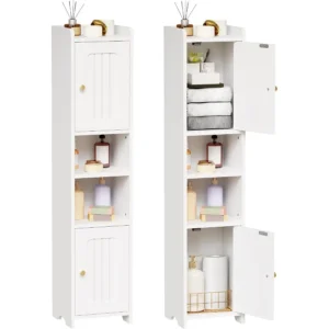 Slim Corner Bathroom Cabinet