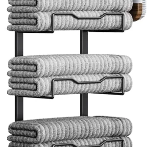 Over-Door Towel Storage Rack